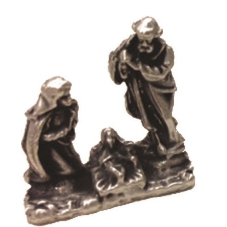 Blocco Natività in metallo cm. 2