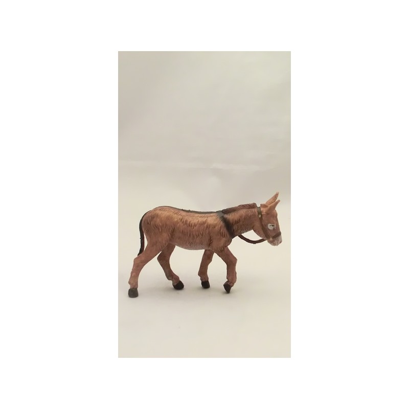 Asino in piedi marrone cm 12