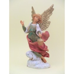 Angelo con lanterna cm 19