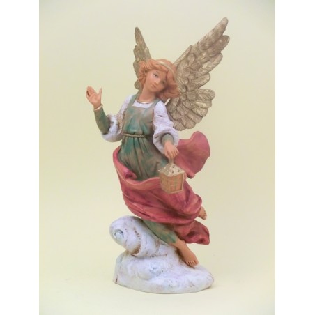 Angelo con lanterna cm 19