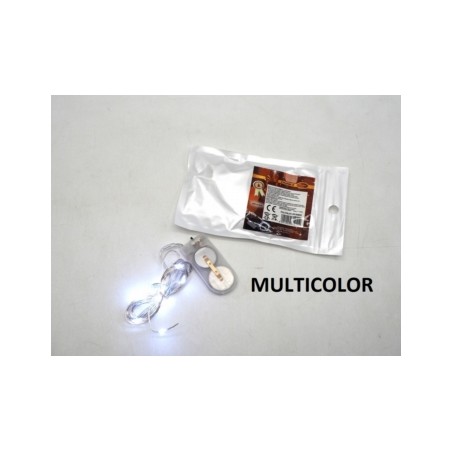 10 Led multicolor uso acqua filo modellabile a batteria