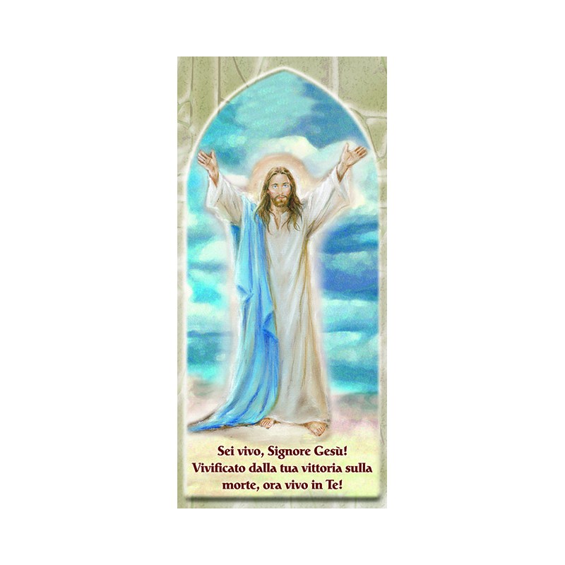 Benedizione Risorto 10x21,5 (100 pz)