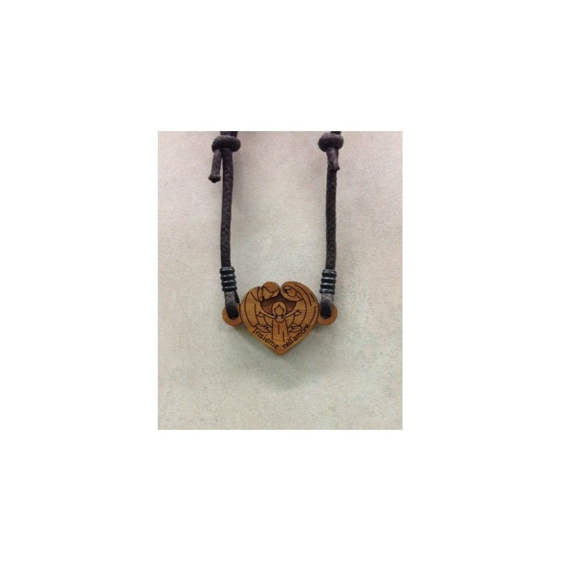 Braccialetto ulivo cuore famiglia