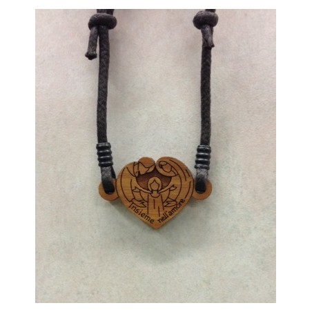 Braccialetto ulivo cuore famiglia