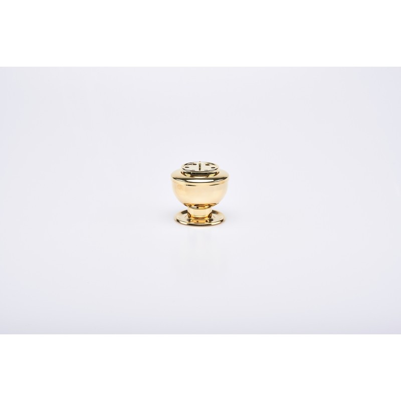 Brucia incenso a carboncino dorato