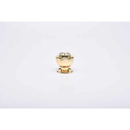 Brucia incenso a carboncino dorato