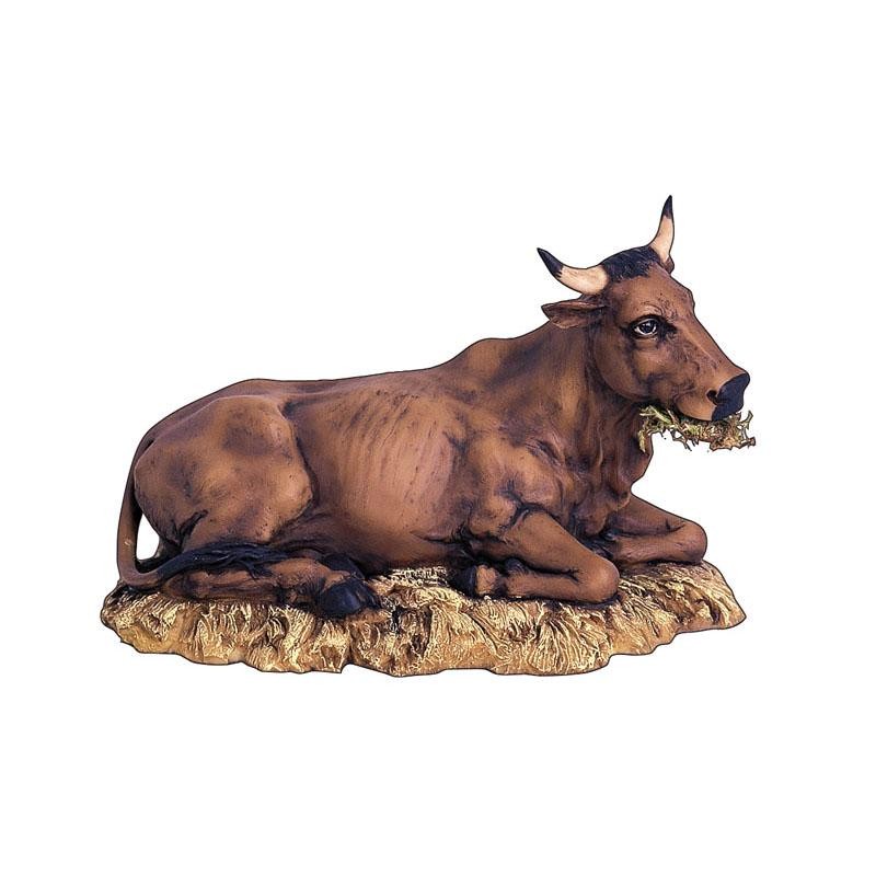 Bue in movimento per presepio cm. 30