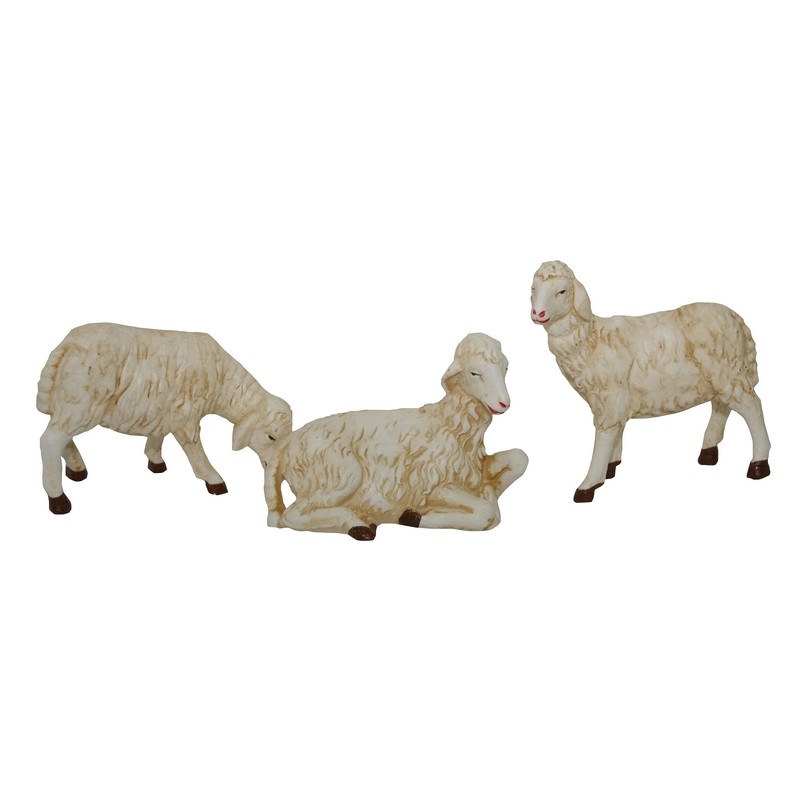 Busta 3 pecore in plastica adatte per cm. 45