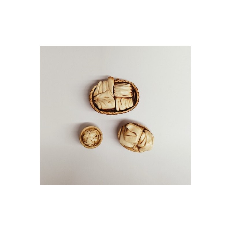 Busta con 3 ceste di panni