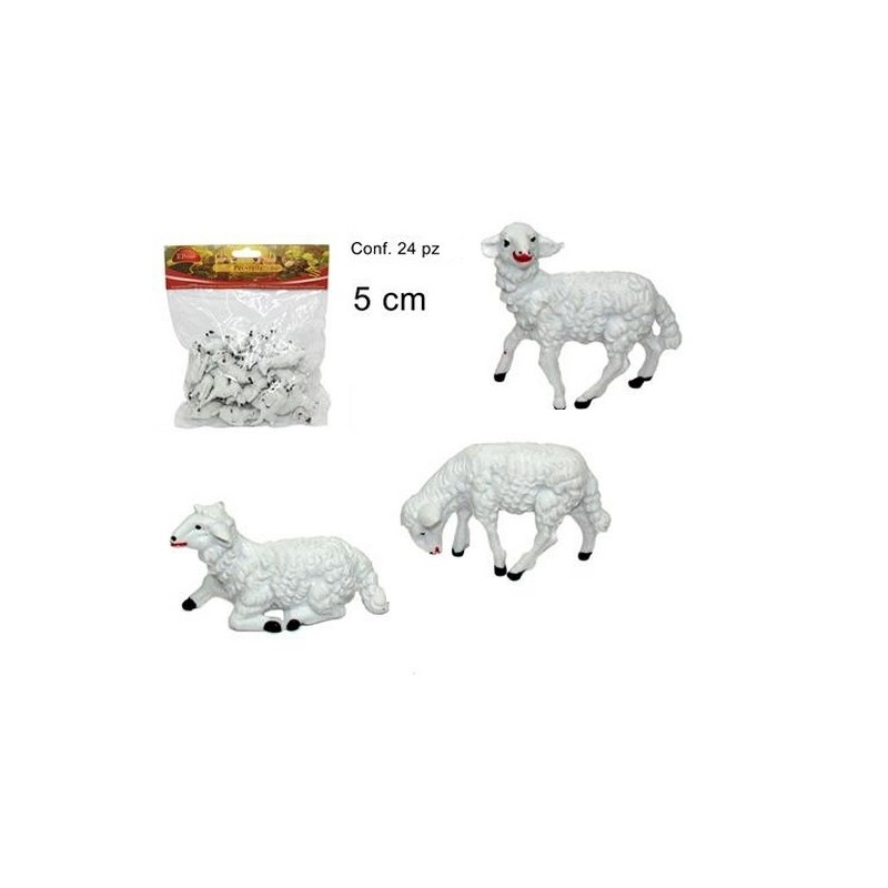 Busta pecorelle cm. 5 (24) in plastica