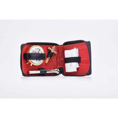 Bustina portaviatico in pelle