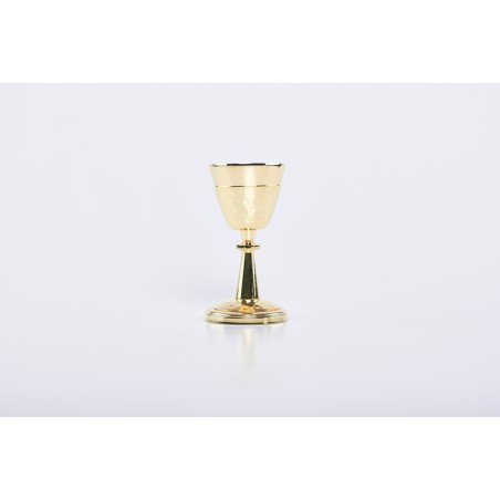 Calice decorato dorato cm. 13