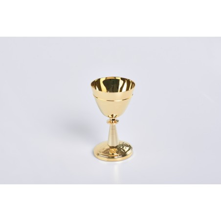 Calice decorato dorato cm. 14