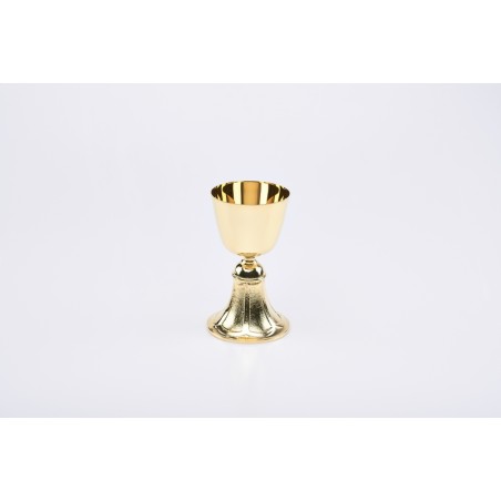 Calice dorato base fusa cm. 16
