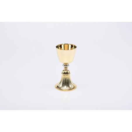 Calice dorato base fusa cm. 18