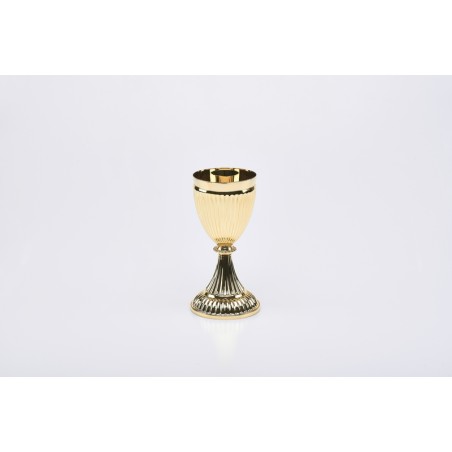 Calice Impero interamente dorato cm. 20