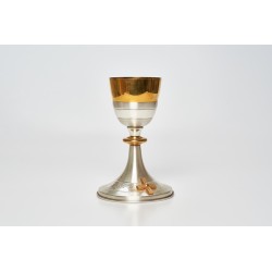 Calice martellato argento cm. 21