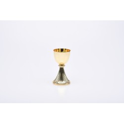 Calice S. Germano in ottone interamente dorato cm. 15,5