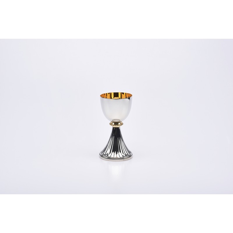 Calice S. Germano in ottone nichelato cm. 15,5