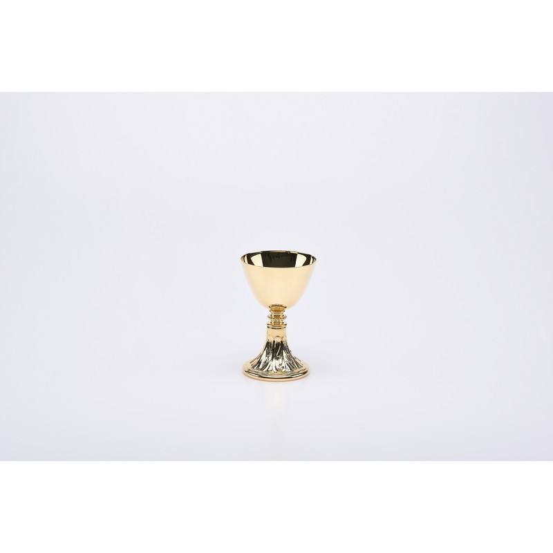 Calice S. Marco con base in fusione ottone dorato cm. 12