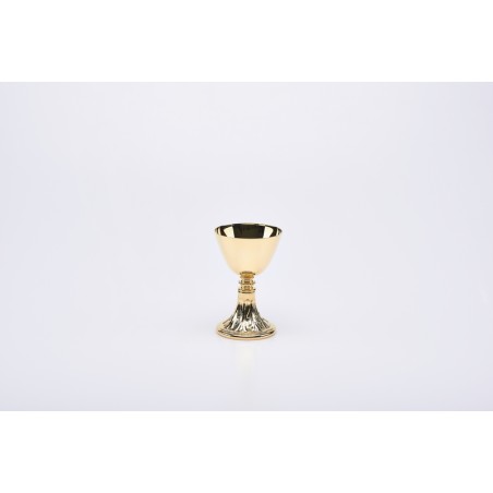 Calice S. Marco con base in fusione ottone dorato cm. 12
