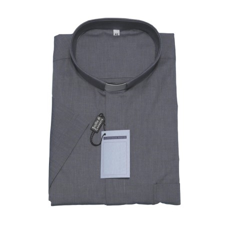 Camicia clergy fil a fil - manica corta