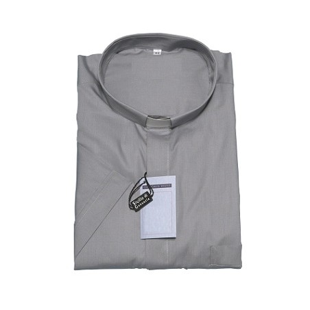 Camicia clergy popeline - manica corta