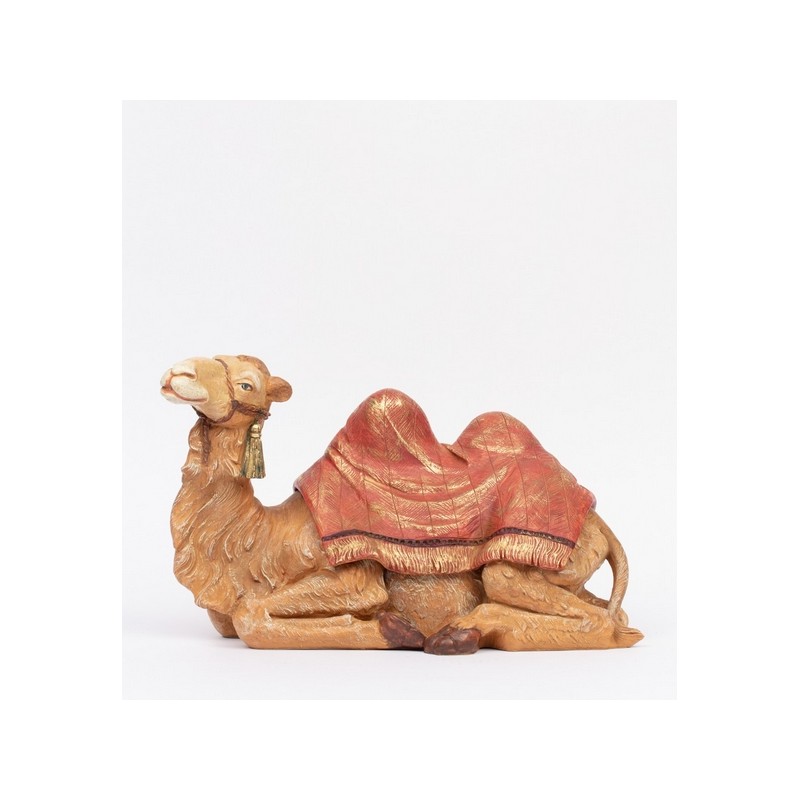 Cammello seduto con coperta cm 45