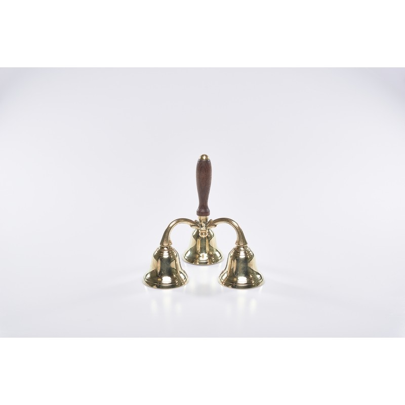 Campanello a tre suoni con manico in legno