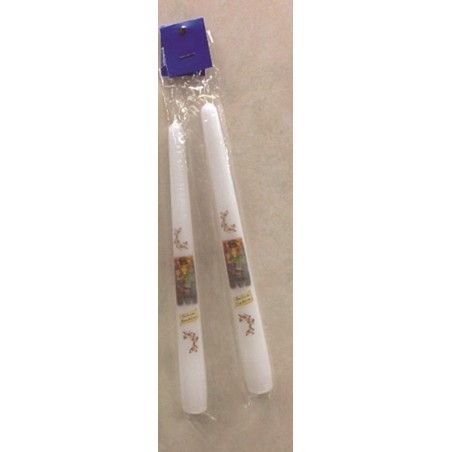 Candela conica Madonna Candelora cm. 25 cappio corto