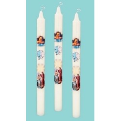 Candela liturgica battesimale (scatola 50 pz)