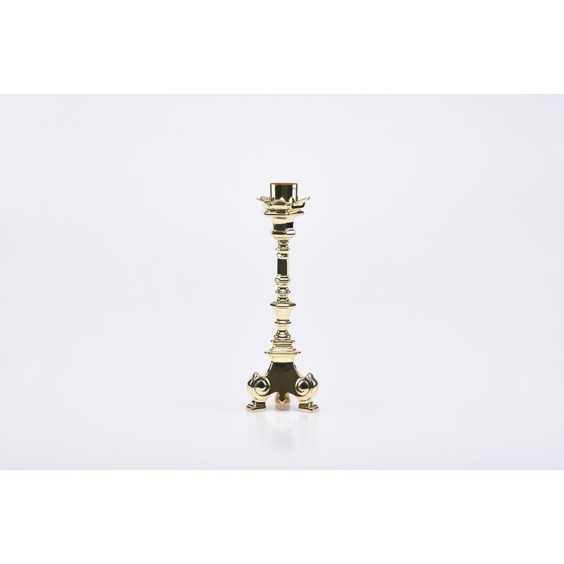 Candeliere Barocco dorato cm. 25