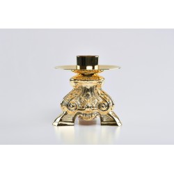 Candeliere Barocco ricco in fusione bossolo cm. 5