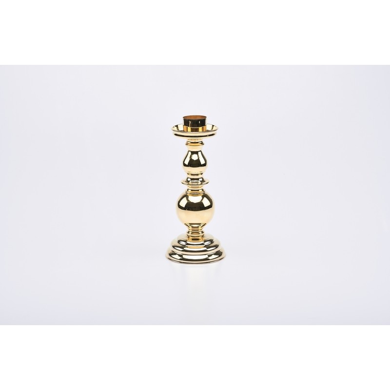 Candeliere Boccia dorato cm. 20