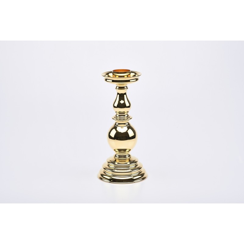 Candeliere Boccia dorato cm. 25
