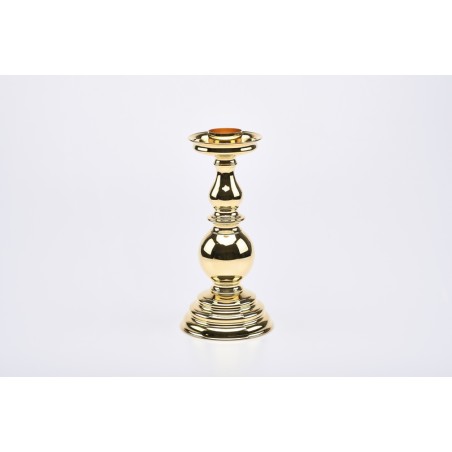 Candeliere Boccia dorato cm. 25