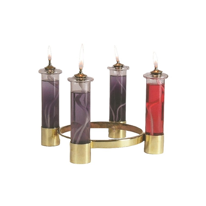 Candeliere dell'Avvento a cera liquida