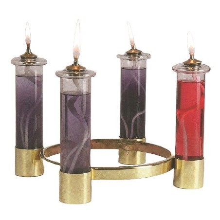 Candeliere dell'Avvento a cera liquida