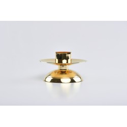 Candeliere dorato bossolo cm. 5