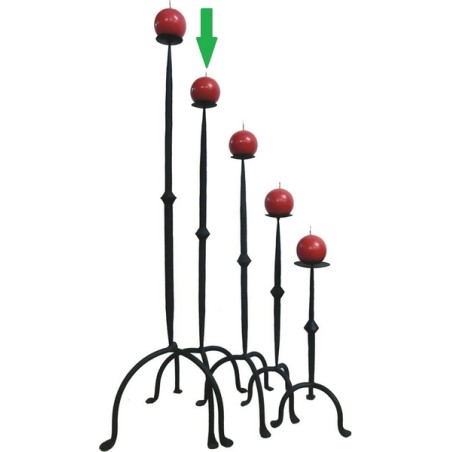 Candeliere in ferro cm. 100