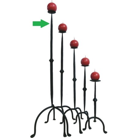 Candeliere in ferro cm. 118