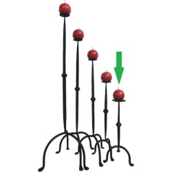 Candeliere in ferro cm. 49