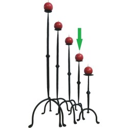 Candeliere in ferro cm. 66