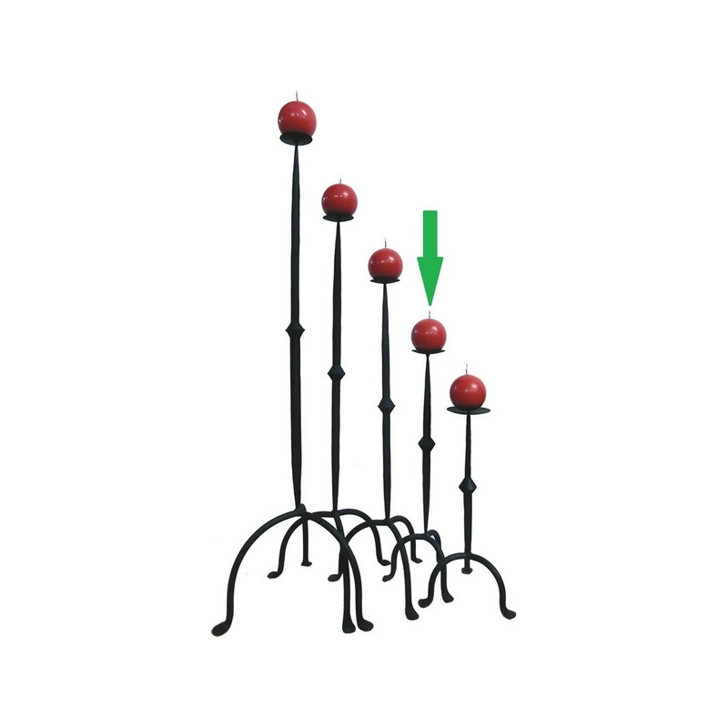 Candeliere in ferro cm. 66