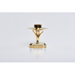 Candeliere quadro bossolo cm. 4