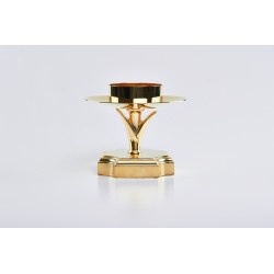 Candeliere quadro bossolo cm. 8