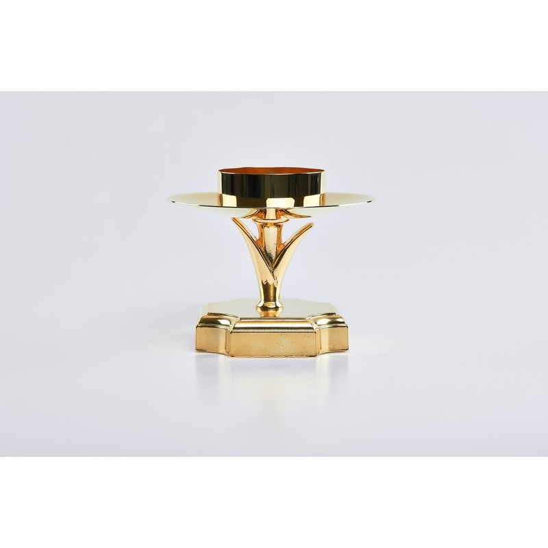 Candeliere quadro bossolo cm. 8