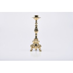 Candeliere Rococò dorato cm. 30