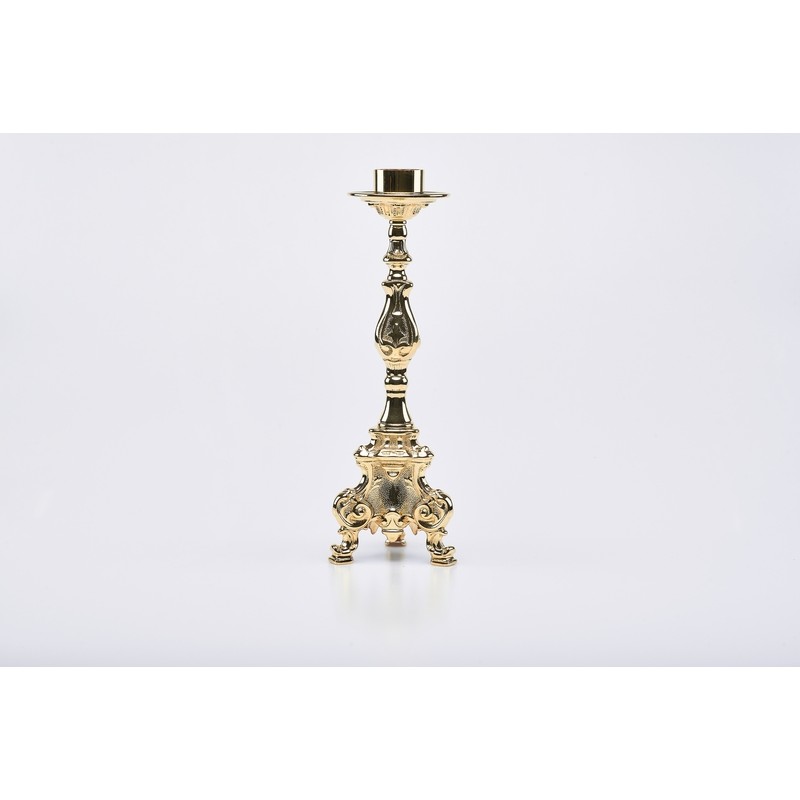 Candeliere Rococò dorato cm. 30