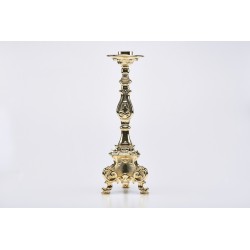 Candeliere Rococò dorato cm. 40